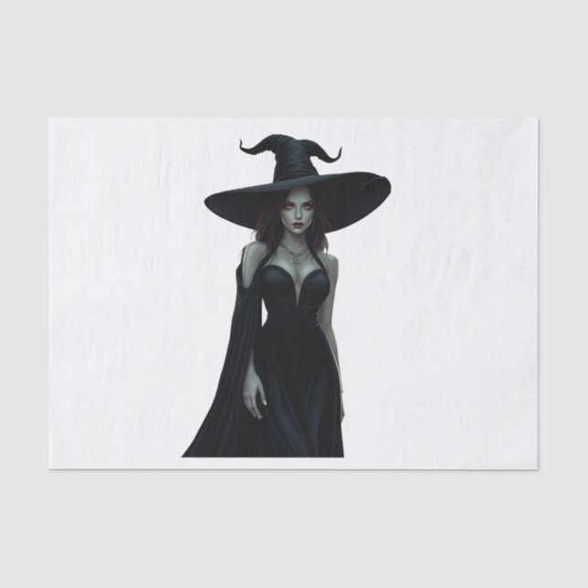Papier Mousseline Sorcière de la nuit (Recto)