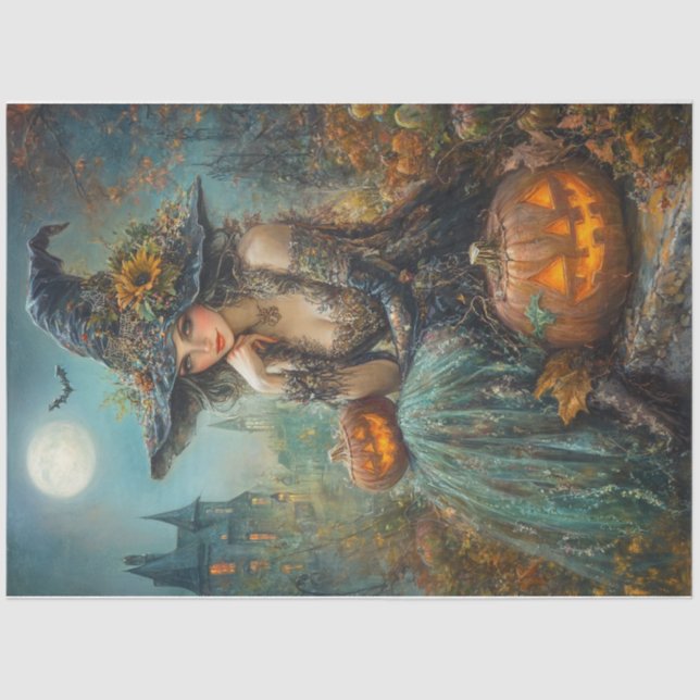 Papier Mousseline Sorcière de récolte (Recto)