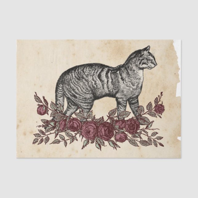 Papier Mousseline Sorcière Ephemera Design série #4 (Recto)