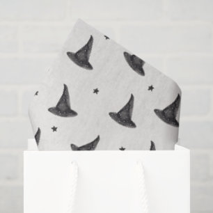 Papier Mousseline Sorcières casquette et étoile motif
