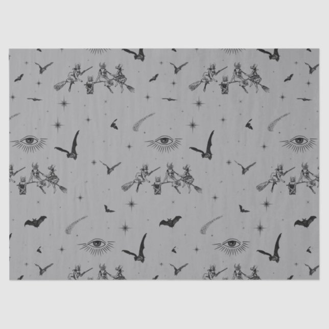 Papier Mousseline Sorcières chauves (Recto)