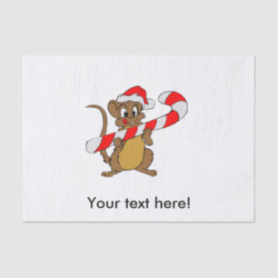 Papier Mousseline Souris avec du sucre de canne de Noël