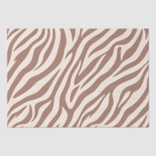 Papier Mousseline Souris Zebra Print-Mocha