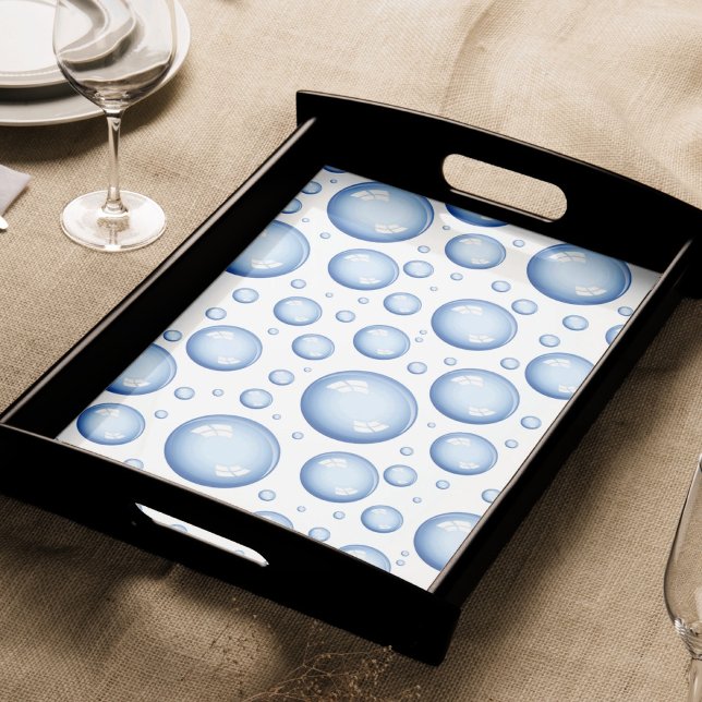 Papier Mousseline Sous la mer | Bulles d'air et d'eau bleues (Créateur téléchargé)