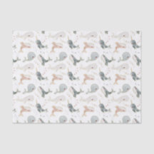 Sous l'océan Mer Baleine Whimsical et étoiles