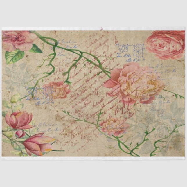 Papier Mousseline Souvenirs de Red Magnolia (Recto)