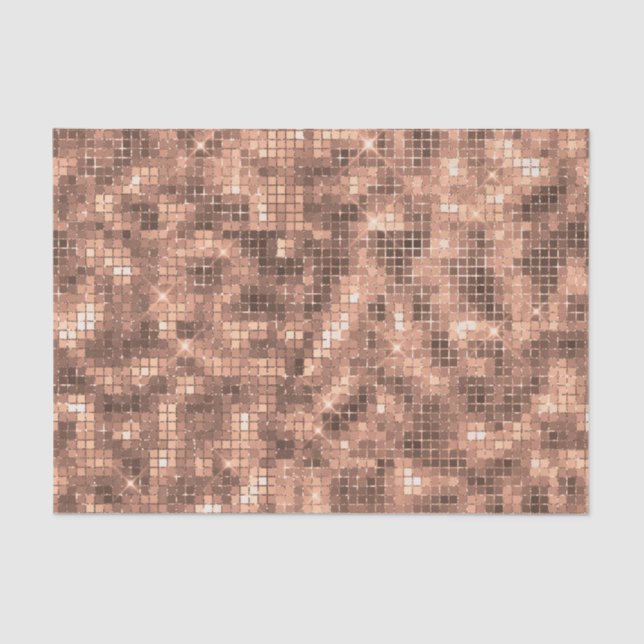 Papier Mousseline Sparkle Gold Luxe Sparkle Girly Sequins Party (Recto)