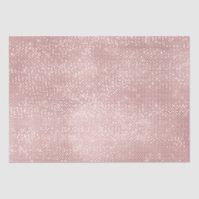 Papier Mousseline Sparkle Rose Gold Glam (Recto)