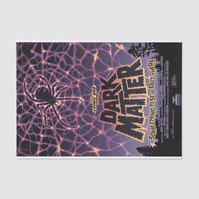 Papier Mousseline Spider Cosmic Web, Galaxie d'Halloween des horreur (Recto)