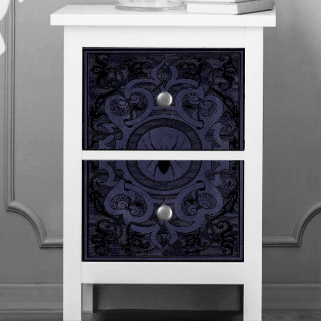 Papier Mousseline Spider Witch | Dusty violet Spiderweb fleurit (Créateur téléchargé)