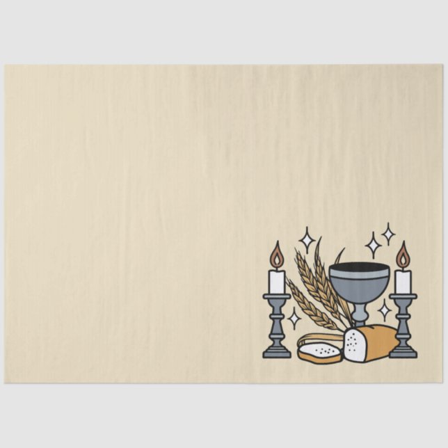 Papier Mousseline Spiritual Faith and Grace – Uplifting Christian (Recto)