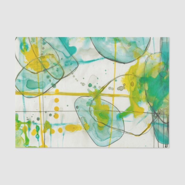 Papier Mousseline Splish Splash I (Recto)