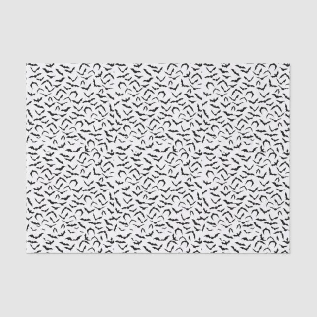 Papier Mousseline Spooky Bats Tissue Paper (Recto)