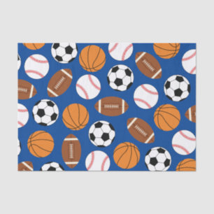Papier Mousseline Sports Anniversaire Fête Enfants mignonne