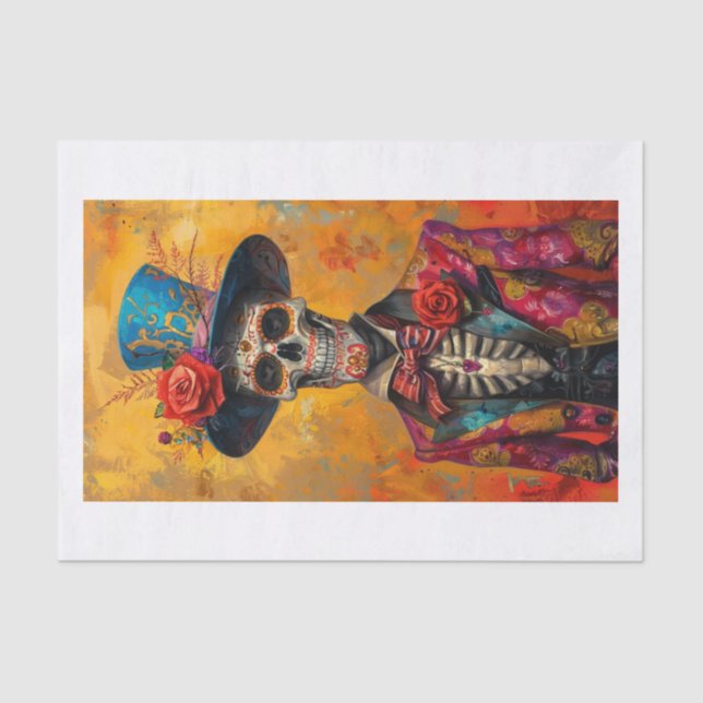 Papier Mousseline Squelette Lyfe10 (Recto)