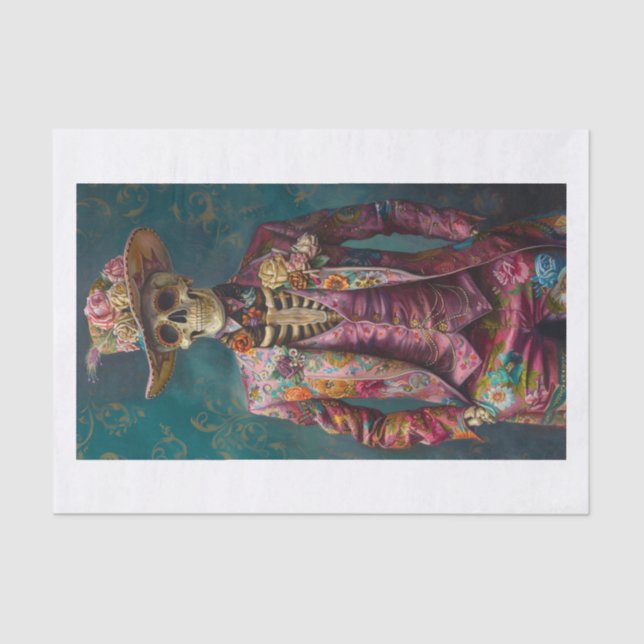 Papier Mousseline Squelette Lyfe13 (Recto)