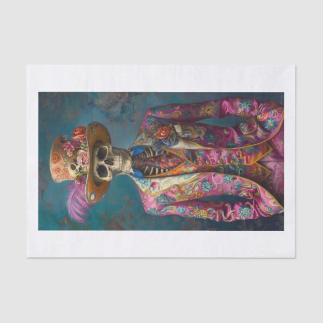 Papier Mousseline Squelette Lyfe14 (Recto)