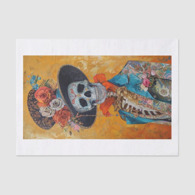 Papier Mousseline Squelette Lyfe18 (Recto)