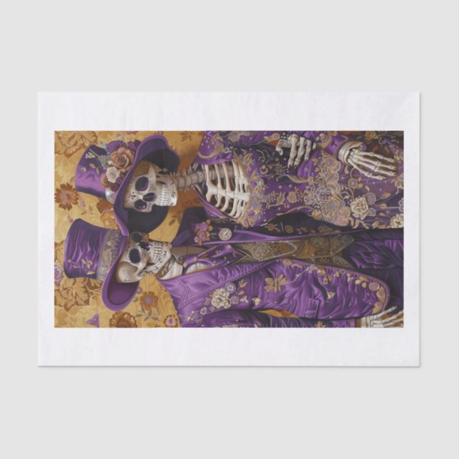 Papier Mousseline Squelette Lyfe27 (Recto)