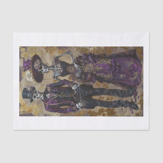 Papier Mousseline Squelette Lyfe30 (Recto)