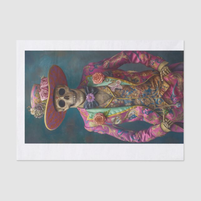 Papier Mousseline Squelette Lyfe4 (Recto)