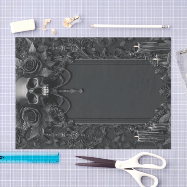 Papier Mousseline Squelette Lyfe5 (Artisanat)