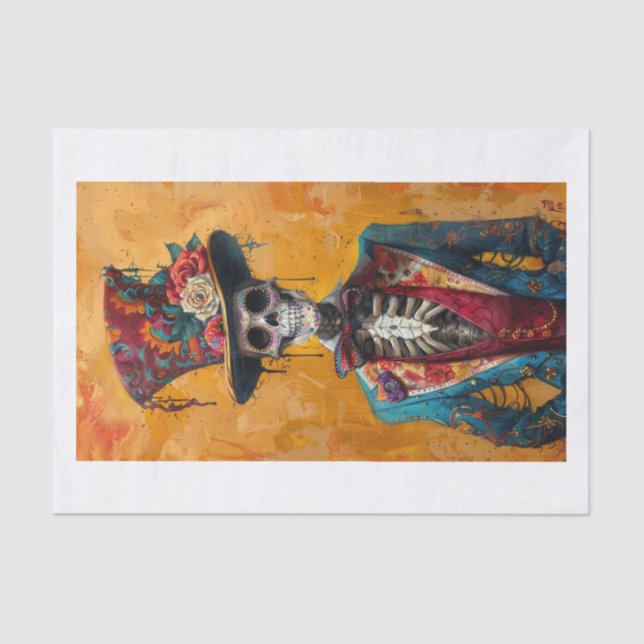 Papier Mousseline Squelette Lyfe9 (Recto)