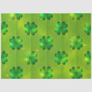 Papier Mousseline St Patrick's Day Clover 4 listes Collection popula