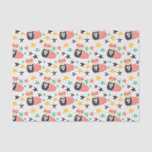 Papier Mousseline Star Super Hero (Recto)