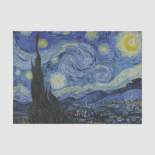 Papier Mousseline Starry Night Vincent van Gogh