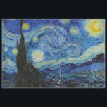 Papier Mousseline Starry Night, Vincent van Gogh<br><div class="desc">Vincent Willem van Gogh (30 mars 1853 - 29 juillet 1890) était un peintre post-impressionniste hollandais qui est l'une des figures les plus célèbres et influentes de l'histoire de l'art occidental. En un peu plus de dix ans, il a créé environ 2100 oeuvres, dont environ 860 peintures à l'huile, dont...</div>