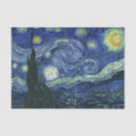 Papier Mousseline Starry Night Vincent van Gogh Art Peinture<br><div class="desc">Vincent van Gogh (Néerlandais, 1853 - 1890) Starry Night, 1889, Huile sur toile Non encadré : 73 × 92 cm (28, 7 × 36, 2 po) Ce tableau représente la vue depuis la fenêtre est de la chambre d'asile de Van Gogh à Saint-Rémy-de-Provence, il ajoute un village aménagé. Il est...</div>