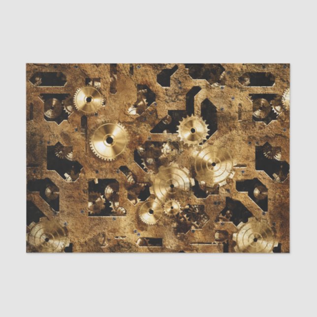 Papier Mousseline Steampunk (Recto)