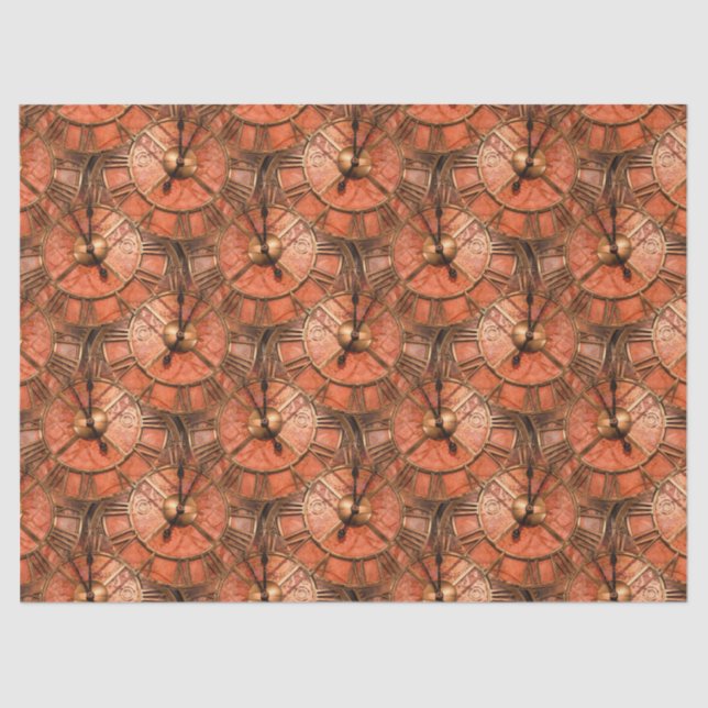 Papier Mousseline Steampunk 21 Tissu Papier (Recto)