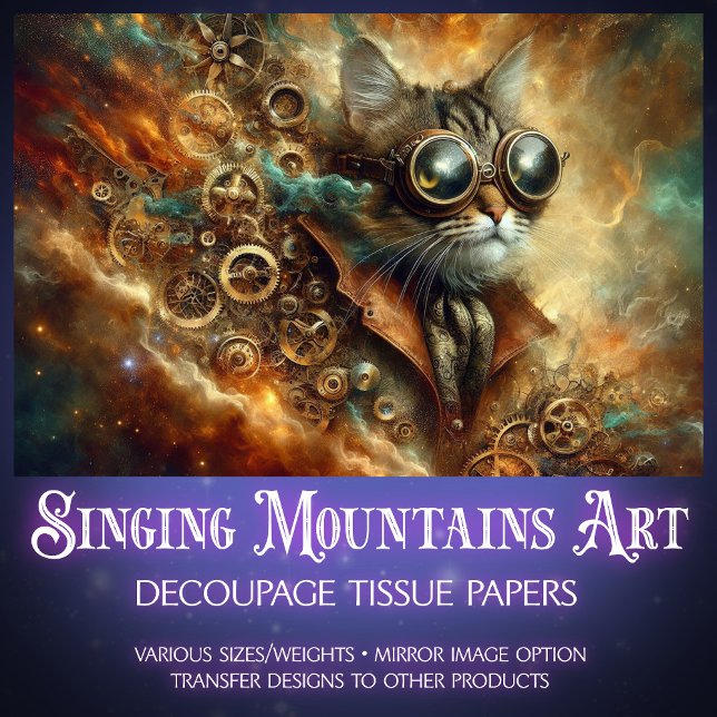 Papier Mousseline Steampunk céleste au moment du voyage Découpage (Créateur téléchargé)