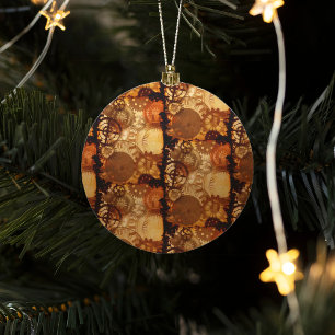 Papier Mousseline Steampunk Gears Decoupage Papier de tissus