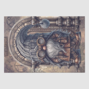 Papier Mousseline Steampunk Gothic Gnome