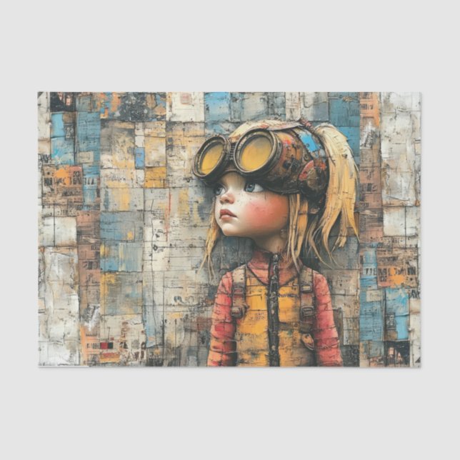Papier Mousseline Steampunk Kids X (Recto)