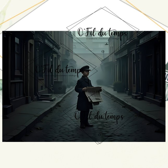 Papier Mousseline Steampunk Post Apocalyptic Cities Decoupage v3  (Créateur téléchargé)