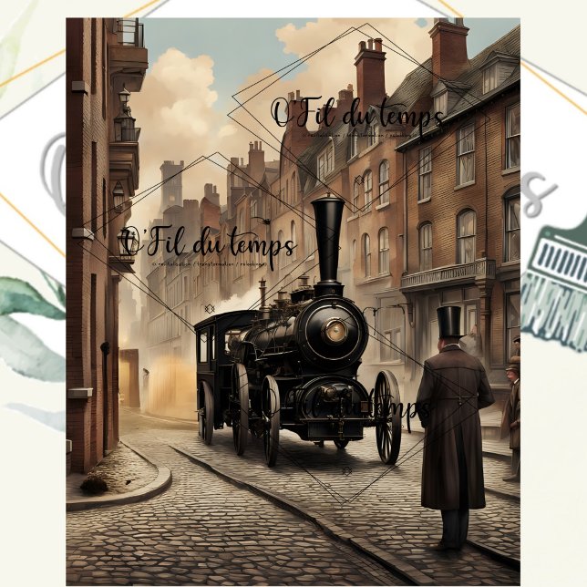 Papier Mousseline Steampunk Post Apocalyptic Cities v13 (Créateur téléchargé)