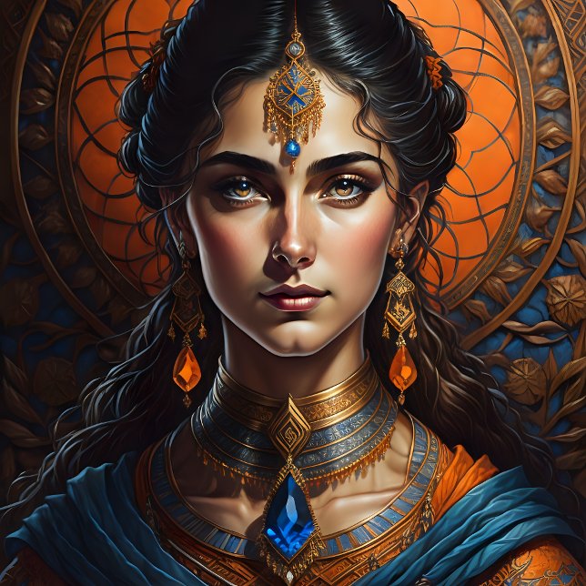 Papier Mousseline Steampunk Princess Woman decoupage v1 (Créateur téléchargé)