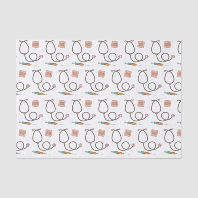 Papier Mousseline Stethoscope Médicale (Recto)