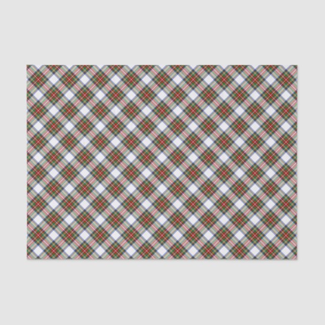 Papier Mousseline Stewart Royal Dress Plaid Scottish Motif (Recto)