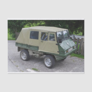Papier Mousseline Steyr Puch Haflinger