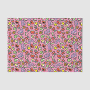 Papier Mousseline Sticker Fruit Elmo & Abby Cadabby Motif