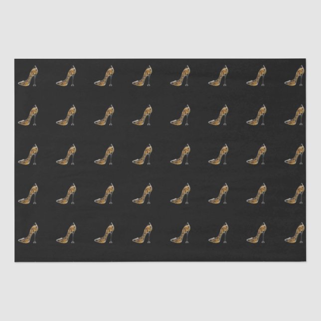 Papier Mousseline Stiletto au vin pétillant (Recto)