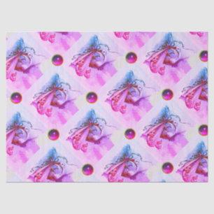 PAPIER MOUSSELINE STORK BABY SHOWER DE FILLE ROSE PIERRE GEMSTONES P