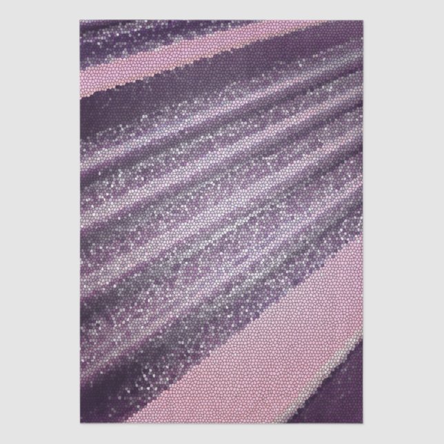 Papier Mousseline Striking pink & purple splash with glamour & punch (Recto)