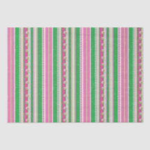 Stripes et planètes Abstraites, Rose rose et vert