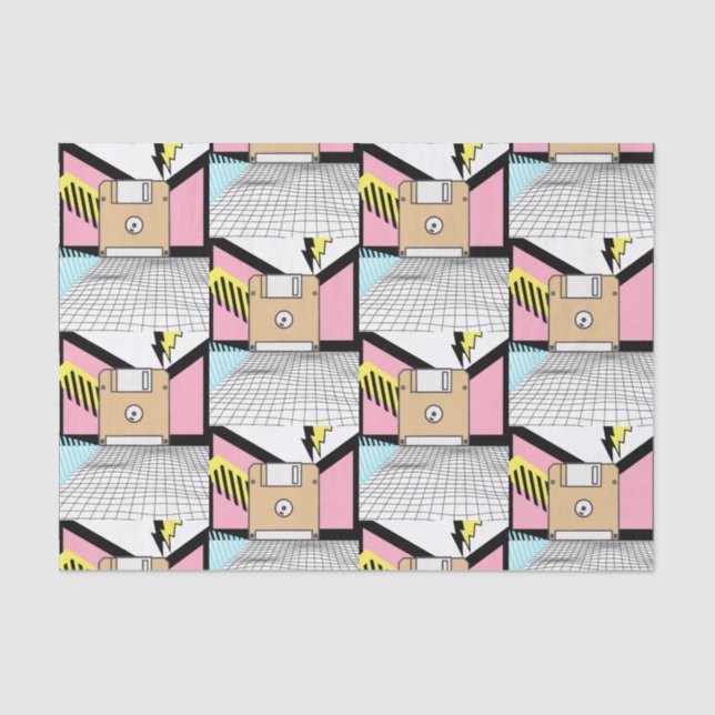 Papier Mousseline Style années 80 (Recto)